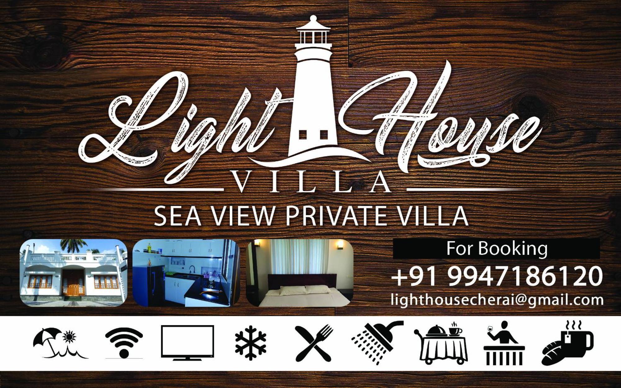 Lighthouse Villa Cherai Beach Eksteriør billede